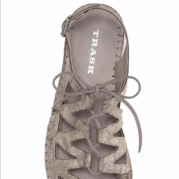 Trask Shimmery Metallic Sandals‎ - Picture 7 of 16